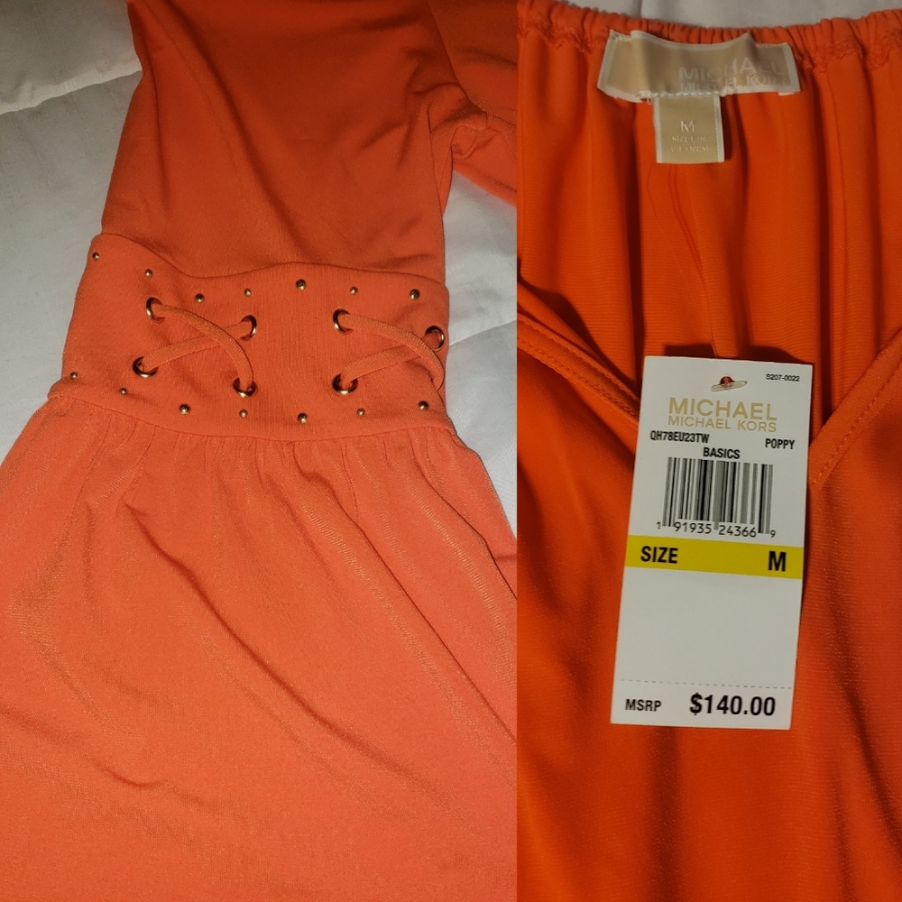 Michael Kors Beautiful Orange  Dress - Picture 3 of 5